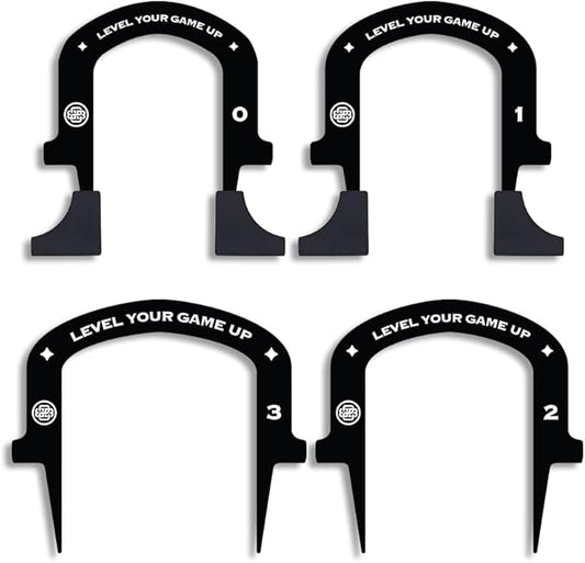 Back 2 Basics Putting Gates Set – Golf Putting Aid for Alignment & Accuracy – Gate Putting Green & Golf Putting Mat Trainer - Gate Putter Training Aid for Putting Green