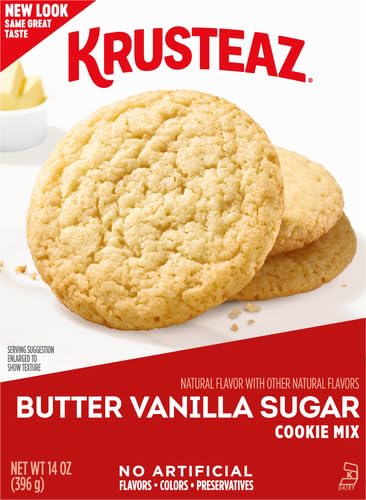 Krusteaz Cookie Mix, Butter Vanilla Sugar Cookie Mix, 14-Ounce Box (Pack of 1)