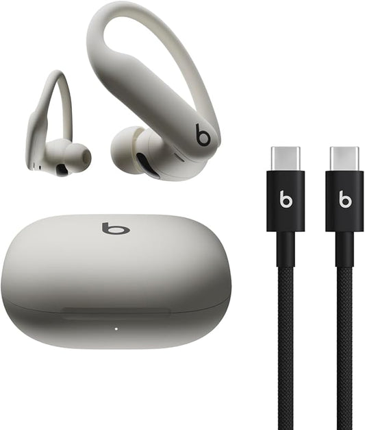 Beats Powerbeats Pro 2 - Wireless Bluetooth Earbuds with USB-C Charging Cables (1.5 m) - Quick Sand