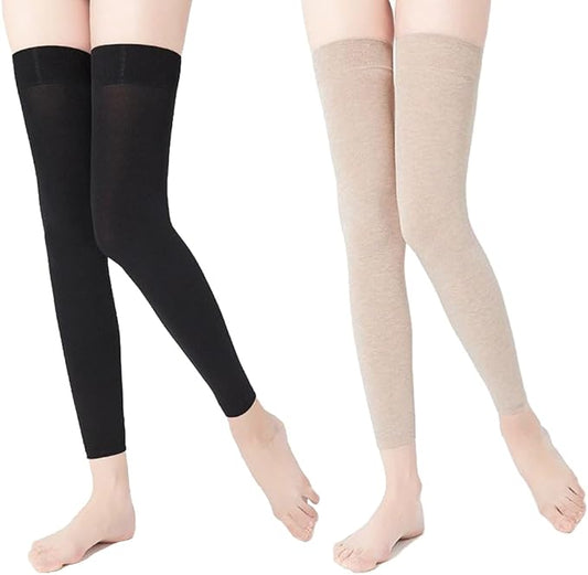 2 Pairs Knee Compression Sleeves for Women, Lightweight Thin Knee Sleeves for Knee Pain Relief, Knee Warmers Knee Brace Undersleeve, Knee Brace for Daily Use