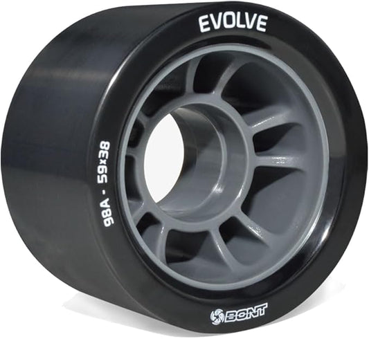 Bont Skates - Evolve Roller Derby Skates - Indoor Rollerskate Wheels - 88A, 92A, 95A, 98A - Red, Black, Blue, Purple