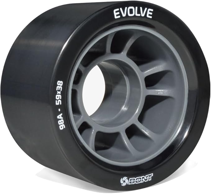 Bont Skates - Evolve Roller Derby Skates - Indoor Rollerskate Wheels - 88A, 92A, 95A, 98A - Red, Black, Blue, Purple