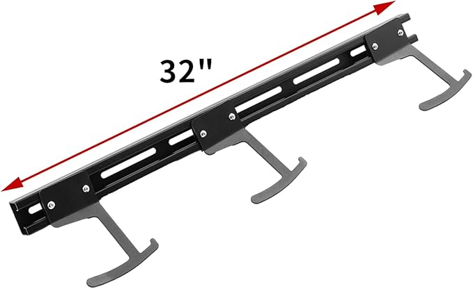 Bike Storage Rack Wall Mount Bike Rack | Steel Bike Mount Wall | Adjustable Bike Hangers for Garage (6 Bike Rack)