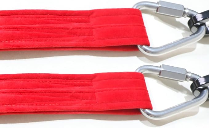 8.2ft 2.5m Aerial Straps Ropes Yoga Aerial Acrobatics Body Aerial Loop Trapeze Circus Apparatuses Equipment Three-Layer Straps 1 pairs