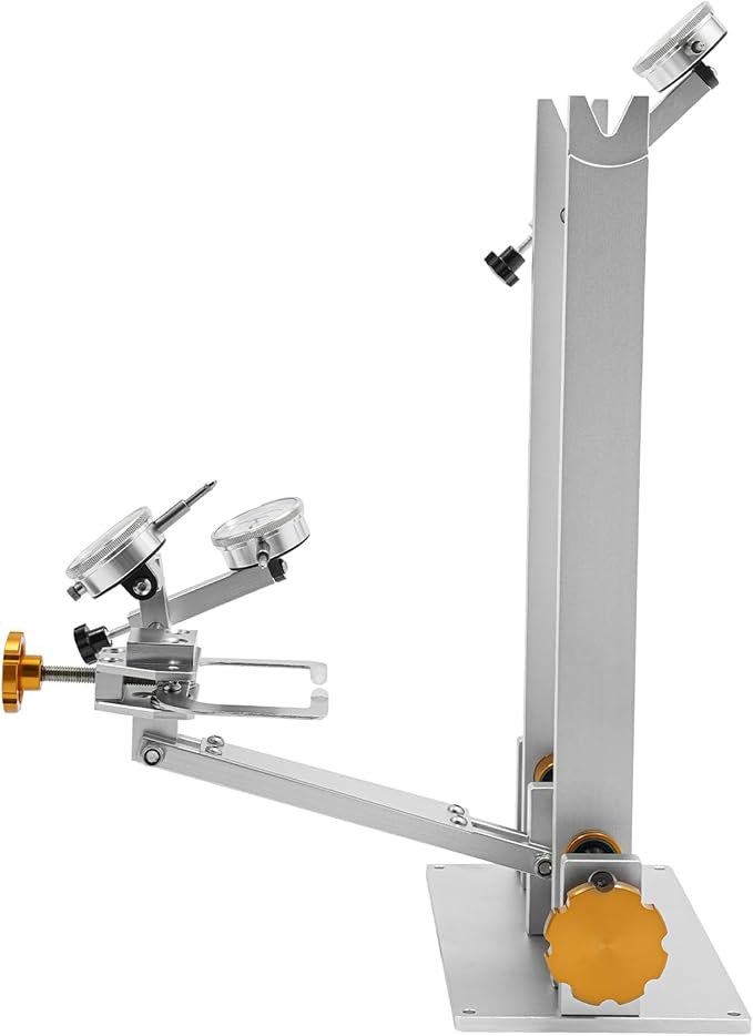 Bicycle Wheel Repair Bracket, Professional Wheel Truing Stand, Bicycle Wheel Repair Tool Kit, Bike Wheel Repair Truing Bearing Stand w/ Mechanic Tool for 10" - 29" Wheels, Bicycle Wheel Repair Truing Bearing Workstands