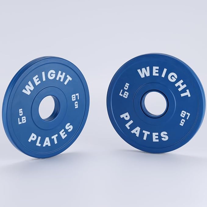 2 in Change Plates 1.25LB Pairs 2.5LB Pairs 5LB Pairs 10LB Pairs 17.5 LB 37.5 LB Set Fractional Weight Plates Set,Bumper plates for Gym Home,Rubber Coating & Steel