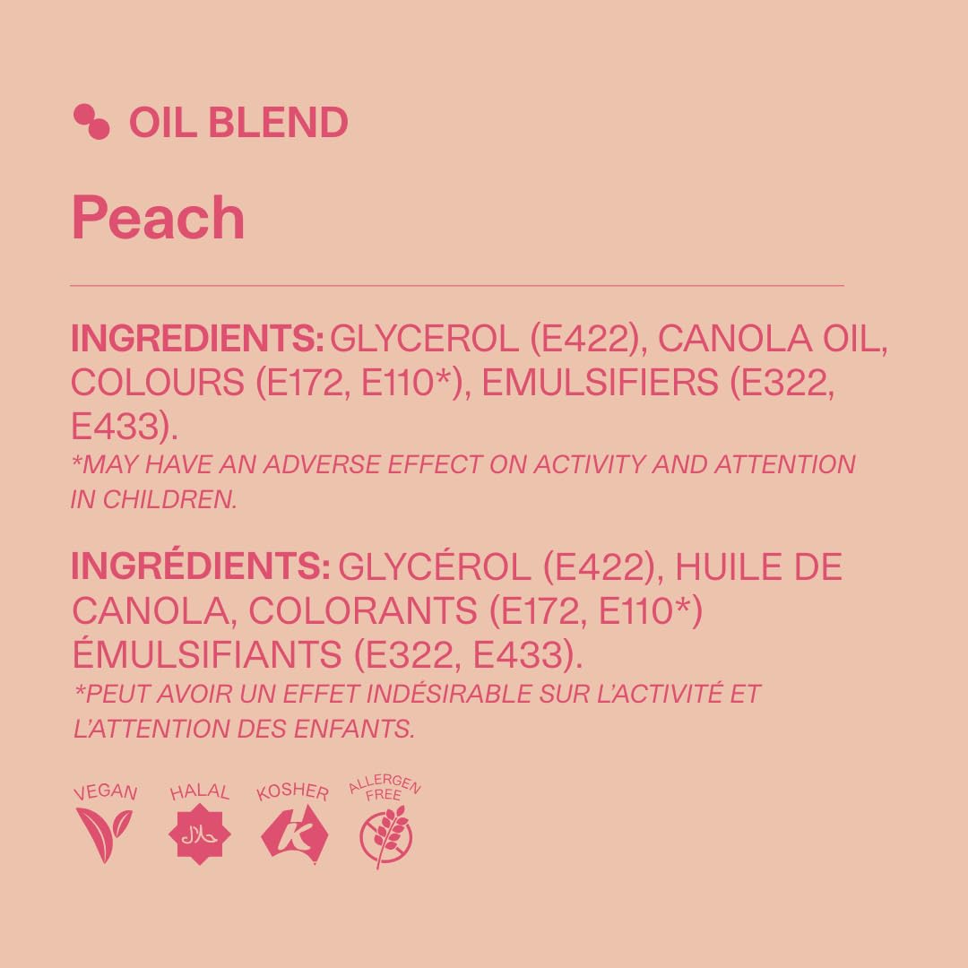 Colour Mill Oil-Based Food Coloring, 20 Milliliters Peach