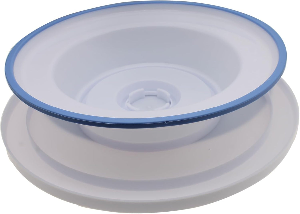Cake Decorating Turntable 11 Inch Cake Turntable Anti-Slip Rotating Cake Stand for Decorating(1pcs White)