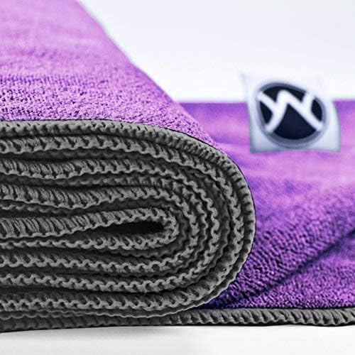 Youphoria Yoga Microfiber Non-Slip Towel - Hot Yoga Mat Towel for Enhanced Grip and Sweat Absorption