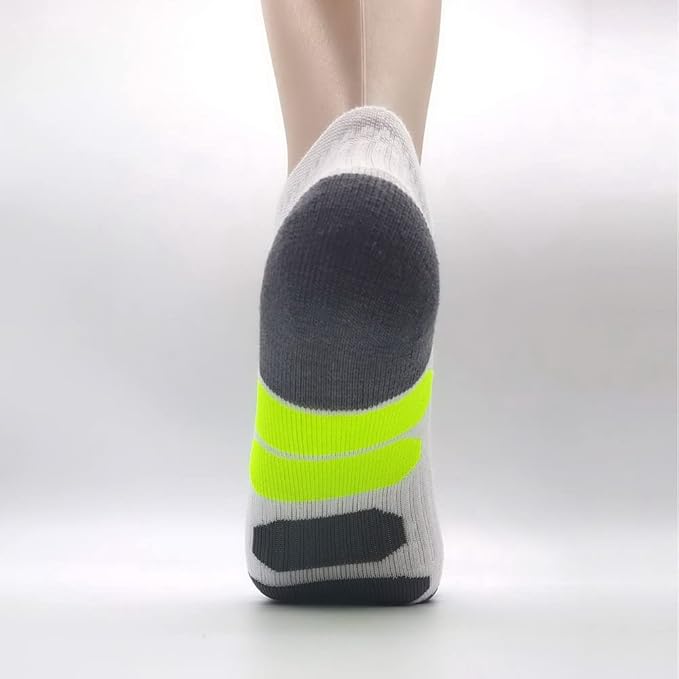 BERING Men's Ankle Socks Athletic Running Cushion Quarter (6 Pairs)