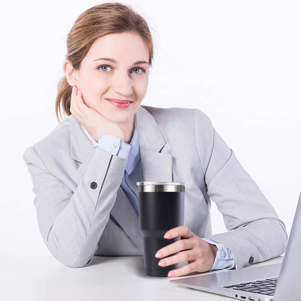 30oz Stainless Steel Travel Mug with Lid, 16 Pack Double Wall Vacuum Insulated Bulk Tumbler, Powder Coated Coffee Cup Suitable for Vehicle Cup Holders (Assorted Colors)