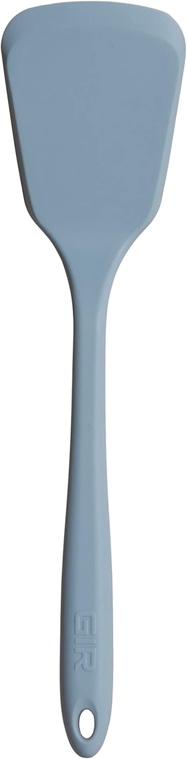 GIR: Get It Right Silicone Spatula Turner - 13-Inch Slate - Heat-Resistant & Non-Stick Core with Flexible Tip - Pancake Flipper - Dishwasher Safe