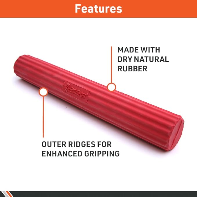 Body Sport Twist & Flex Bar – Flexible Rehab Equipment for Tennis Elbow, Golfer’s Elbow, Arm Injuries, & Tendonitis – Resistance Training for Improved Grip & Strength