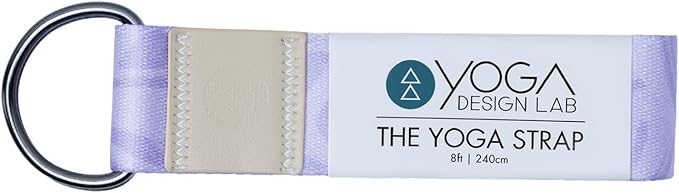 yogadesignlab YOGA DESIGN LAB | The Yoga Strap | Luxurious, Extra Long, Super Soft, Eco Printed | Studio Quality, Adjustable | Safely Stretch Further and Hold Longer | 8 ft Long