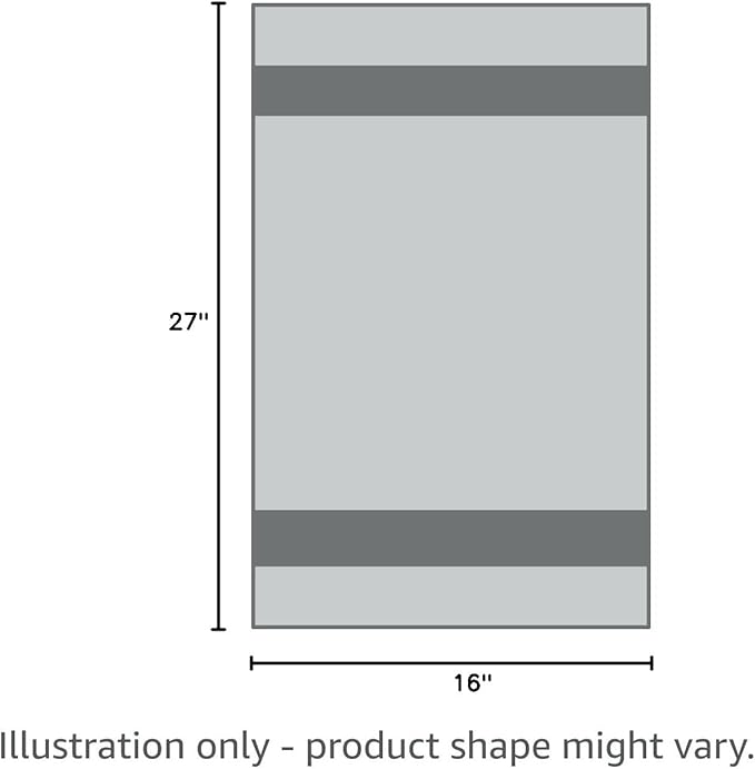 S&T INC. Microfiber Gym Towels, Yoga Towel for Home and Gym Bag, 16 Inch x 27 Inch, 6 Pack