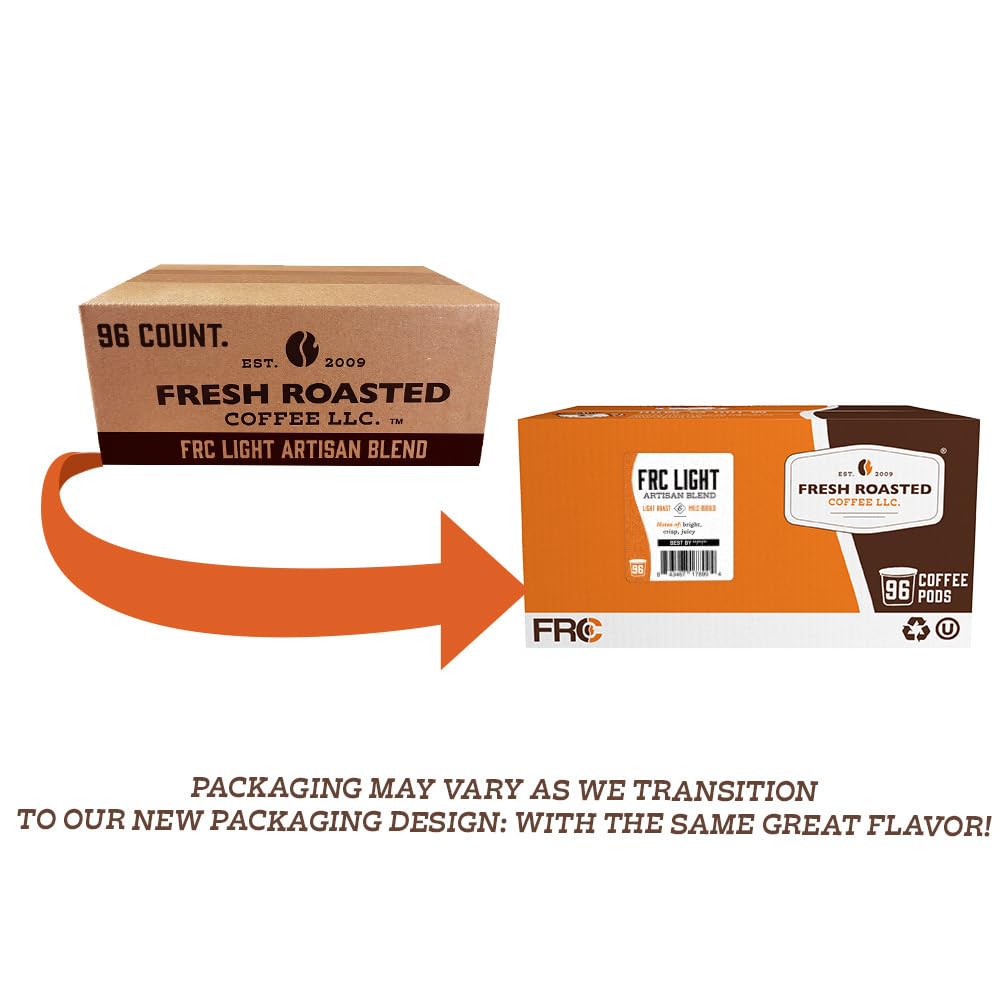 Fresh Roasted Coffee, Organic Mold & Mycotoxin 3rd Party Tested Variety Pack | USDA Organic, Kosher | K-Cup Compatible, 96 Pods