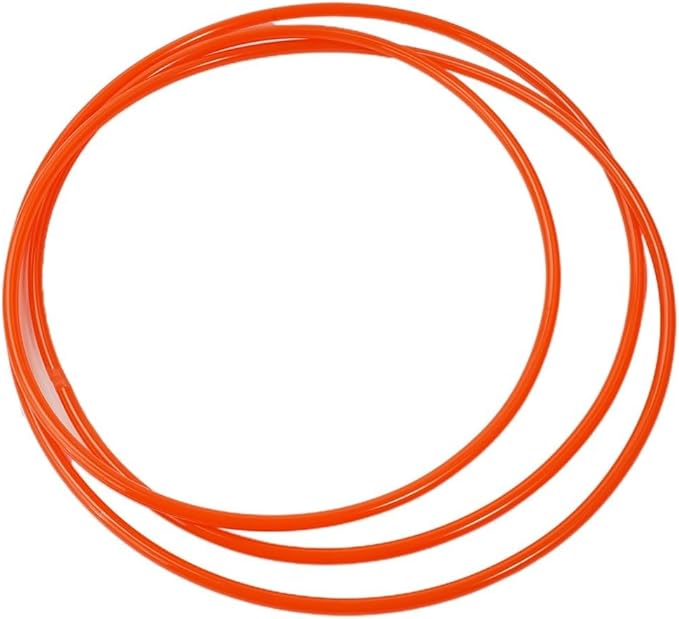 Bicycle Roller Drive Replacement, Replacement Belt for Indoor Stationary Bike, Long Lasting Bicycle Roller Drive Replacement Belt, 5mm Perimeter 185cm(Red)