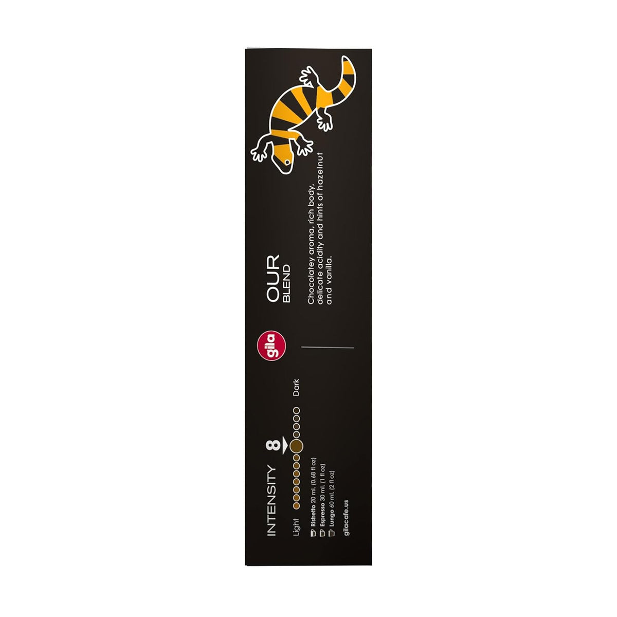 GILA Cafe Espresso Lungo aluminun coffee capsules compatible with Nespresso Original Machines Pack (6 pack x 10), 60 count