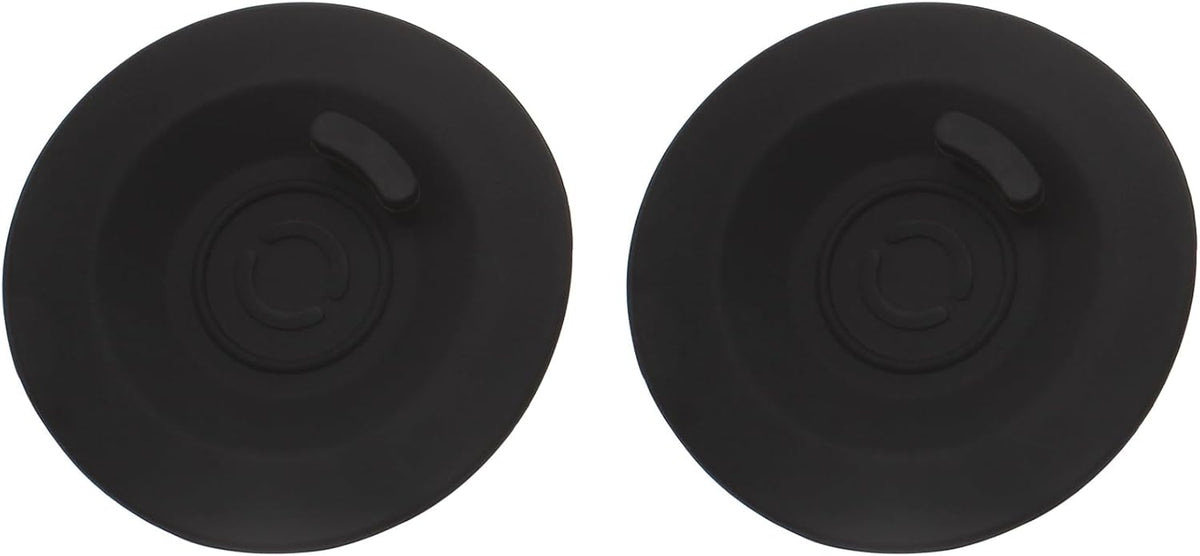 2PCS Espresso Backflush Disc 58mm Silicone Coffee Machine Accessories Black Espresso Machine Cleaning Kit for Espresso Machine