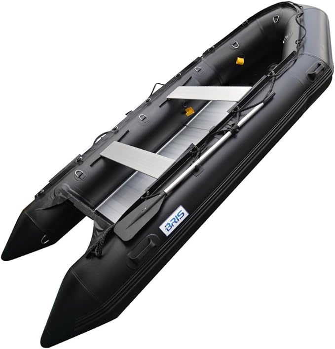 BRIS 1.2mm PVC 12.5 ft Inflatable Boat Inflatable Fish Hunter & Person Inflatable Raft Boat