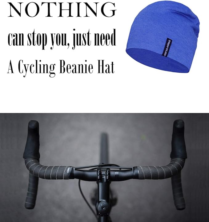 9" Multifunctional Lightweight Beanies Hats Snug Fitting, Running Skull Cap Helmet Liner Sleep Caps