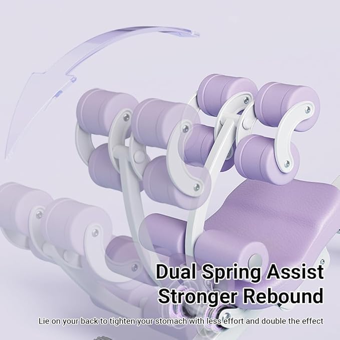 Ab Workout Equipment,Workout Equipment,Home Gym Equipment,Fitness equipment, Foldable, Knee Protection, Pulling the rope,WorkoutFor Stomach Workout,For Women/Men(350LB)