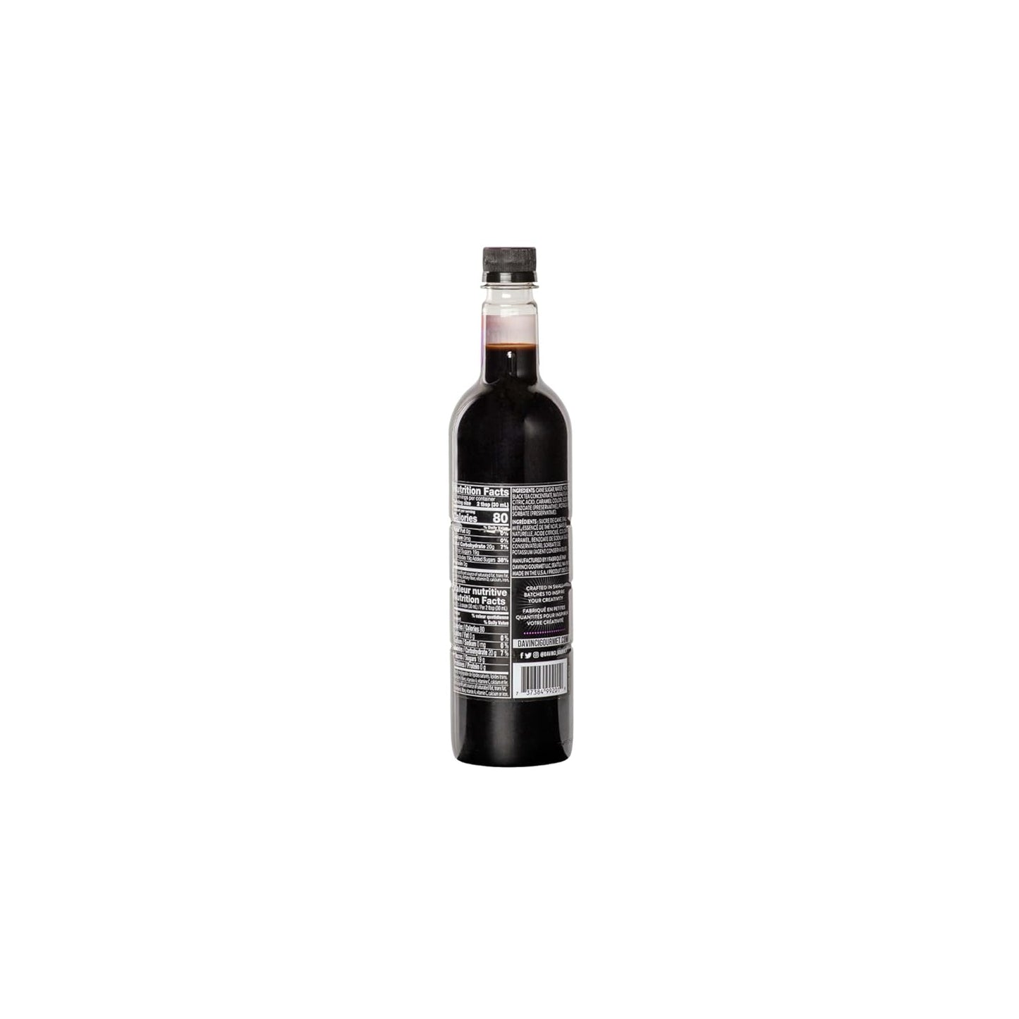 DaVinci Gourmet Classic Chai Tea Concentrate, 750 mL Plastic Bottle