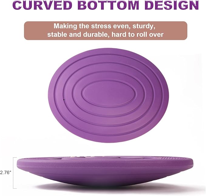 Balance Board for Kids with Maze - Plastic Wobble Board for Skiing Surfing Snowboard Training, Non-Slip Sensory Rocker Board for Toddlers 3-12, Core Strength Physical Therapy Equipment & Skateboard Balance Trainer