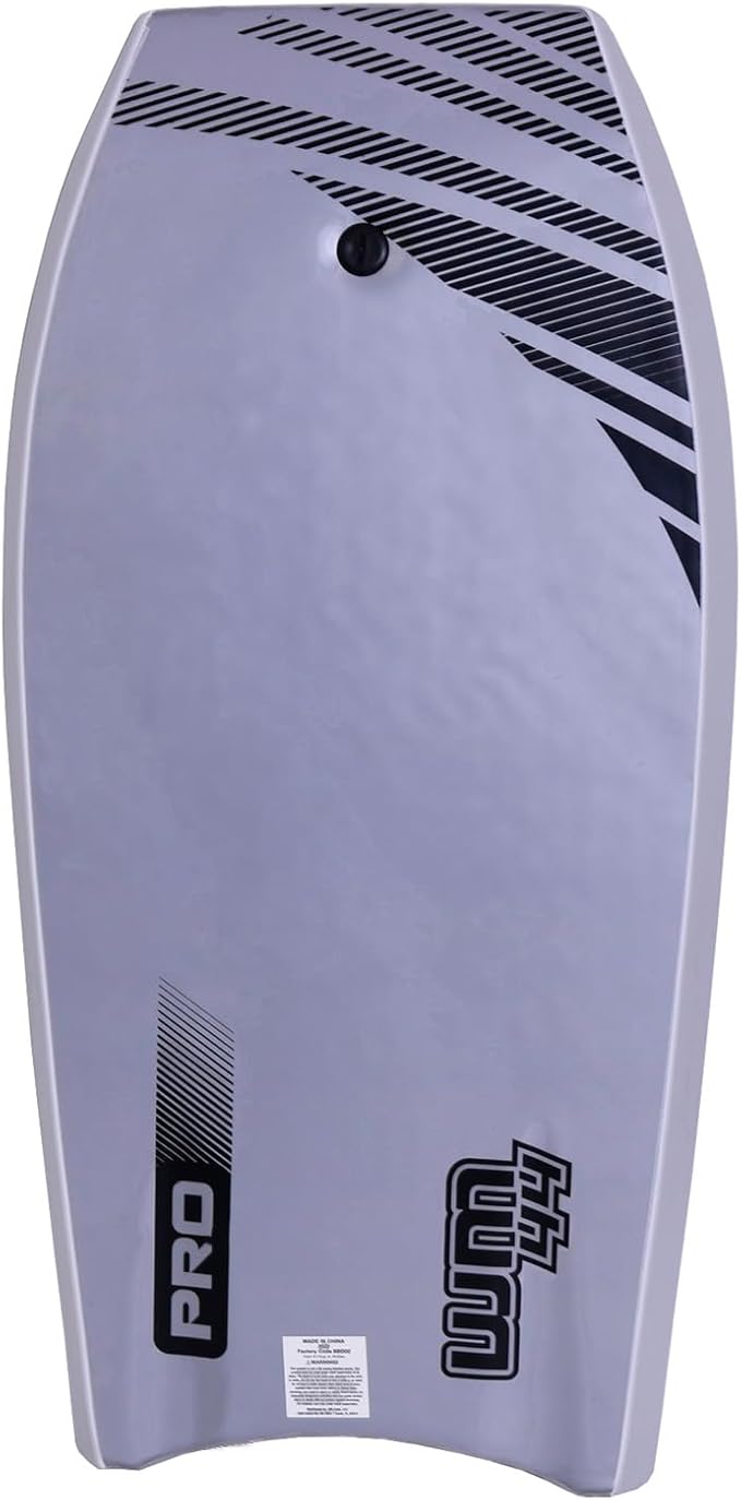 44 inch Body Board Ultimate Wavemaster Pro Bodyboard, Super EPS Core with Pro Quality Wrist Leash