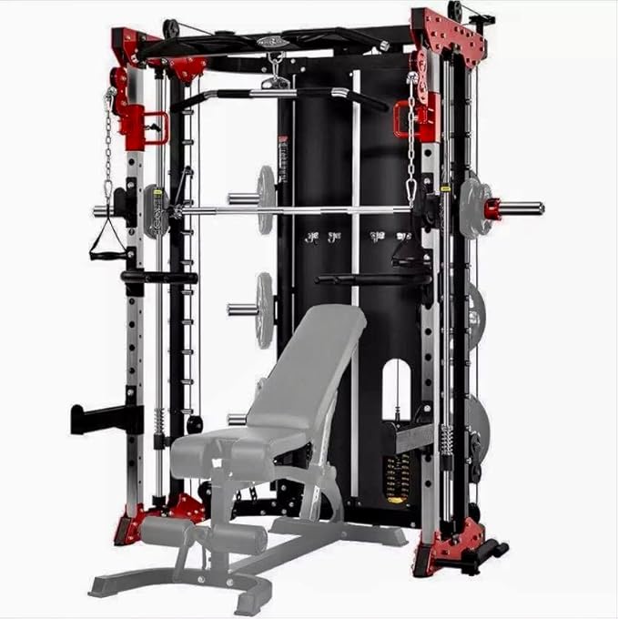 Smith Machine, Cables with Built in 160 kg Weights