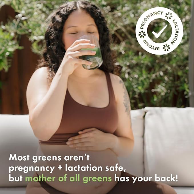 Boobie Mother of All Greens | Your New Family Ritual, Daily Super Greens Powder with 35+ Essential Nutrients for Moms & Families | Vegan, Gluten Free, & Sugar Free | Mixed Berry Flavor, 30 svgs