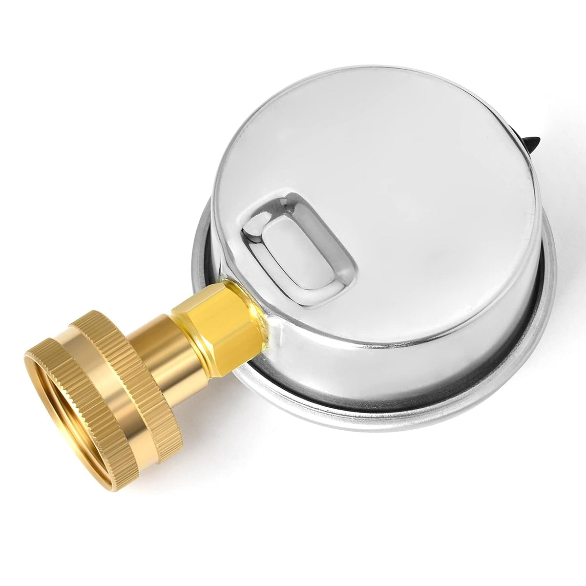 MEANLIN MEASURE 0~200Psi Stainless Steel Frame 3/4" Female 2.5" FACE DIAL Liquid Filled Pressure Gauge WOG Water Oil Air Water Pressure Test Table with Sealing Ring