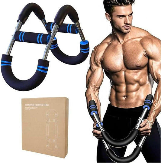 Arm Trainer, Twist arm Trainer Adjustable 30-50 Pound Training Equipment, Forearm Strength Trainer with Chest, Biceps, Triceps, and Shoulder Exercise Equipment. Portable and Detachable Design.