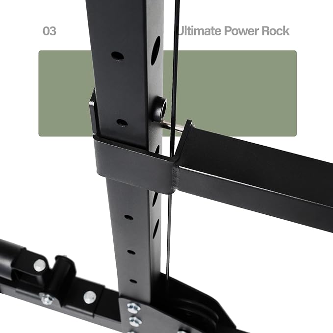 MAJOR FITNESS Drone1 Power Cage - Multi-Function Power Rack for Home Gym, Squat Rack, Cable Crossover System, for Strength Training, Heavy-Duty Steel Construction