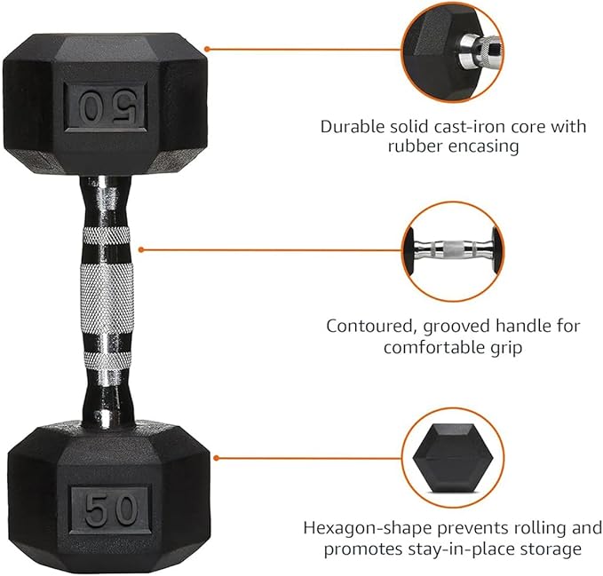 550LB 450LB 350LB Dumbbell Set with Rack Rubber Hex Weights for Home Gym Durable Construction Convenient Storage Space Saving Design Complete Weight Set Barbell Coated for Exercise Training