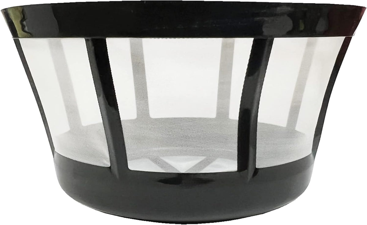GoldTone Brand Reusable 8-12 Cup Basket Filter | Reusable Basket Coffee Filter Nylon Mesh fits Mr. Coffee, Black + Decker, Proctor Silex (1 Pack)