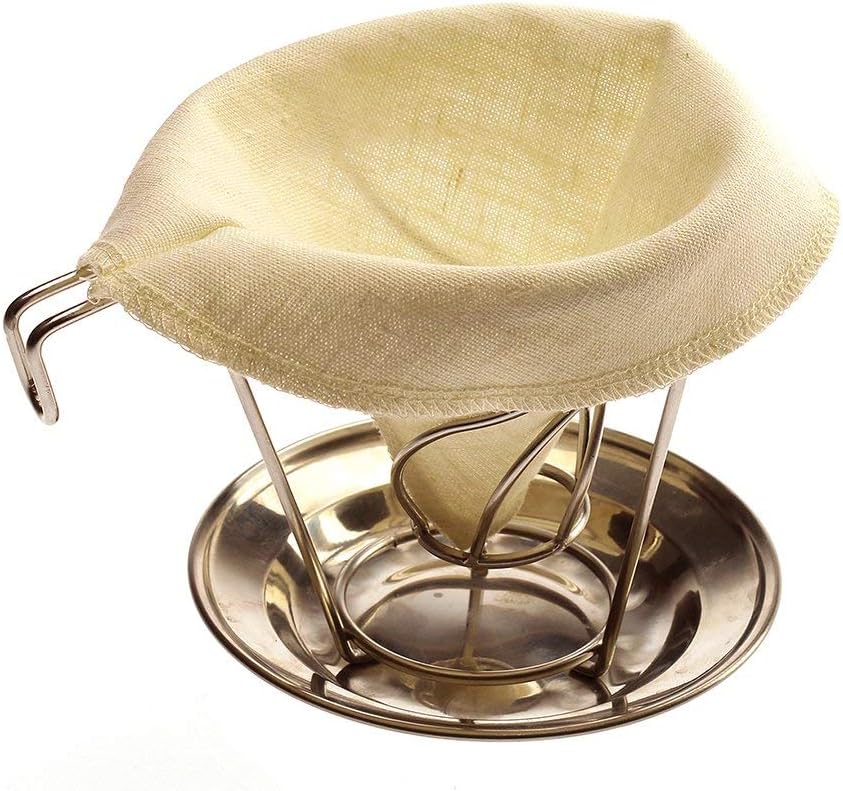 Organic Hemp Reusable Coffee Filter (1, No.4 Cone)