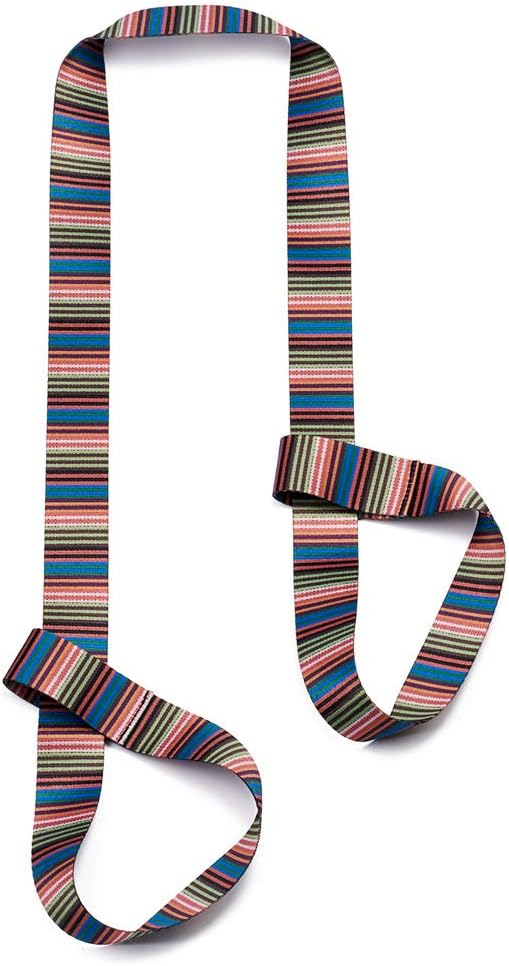 ZOOEASS Yoga Mat Strap, Adjustable Durable Yoga Mat Carrier & Stretching Strap, Multiple Color Choices