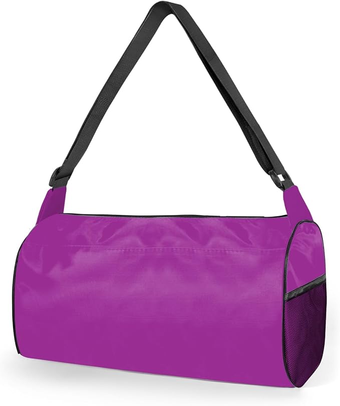 C&F BOGMOST Small Gym Bag for Women & Men,Small Lightweight Duffel Bag Carry On Bags Mini Duffel Travel Bag Waterproof Sports Bags for Workout/Sport/Travel, Deep purple