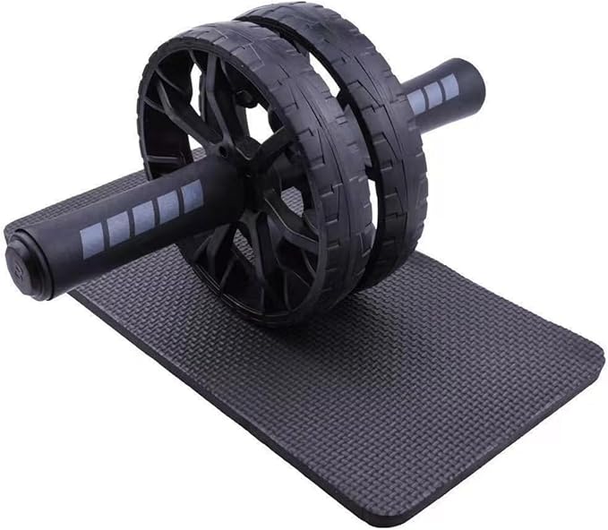 Ab Roller Wheel, Abdominal Wheel for Abdominal Exercise Machine, Arespark Home Gym Equipment for Core Workout, No Noise Ab Roller Exercise Equipment with Knee Mat and Foam Handle
