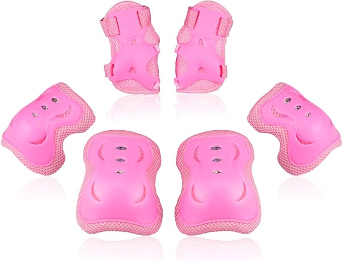 BOSONER Kids/Youth Knee Pad Elbow Pads Guards Protective Gear Set for Roller Skates Cycling BMX Bike Skateboard Inline Skatings Scooter Riding Sports