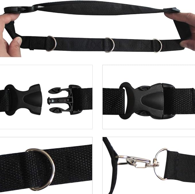 Bfsmile Running Speed Training 56" Parachute with Adjustable Strap, Free Carry Bag. Speed Chute Resistance Running Parachute for Kids Youth and Adults