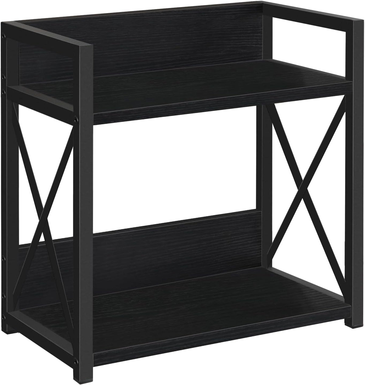 YINMIT Countertop Shelf Organizer,Coffee Bar Accessories,Spice Rack,Coffee Counter Shelf,2 Tier Coffee Organizer Station for Mugs,Cups,Cream,Syrup(Black, Large)