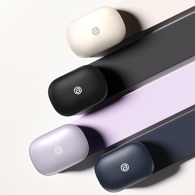 BUGANI Open Ear Headphones Wireless Earbuds,5.4 Bluetooth Headphones, IPX5 Waterproof Ear Buds for Running Workout Cycling Gift(Black)