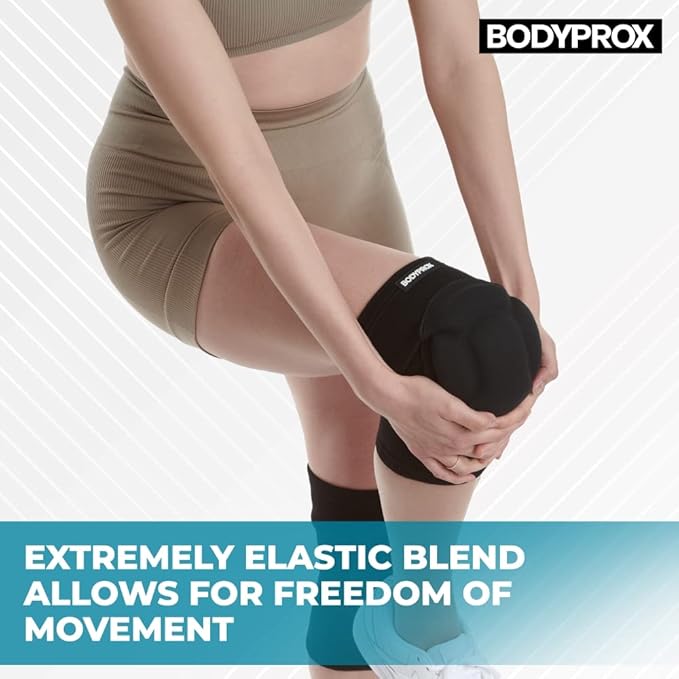 Bodyprox Protective Knee Pads, Thick Sponge Anti-slip, Collision Avoidance Knee Sleeve