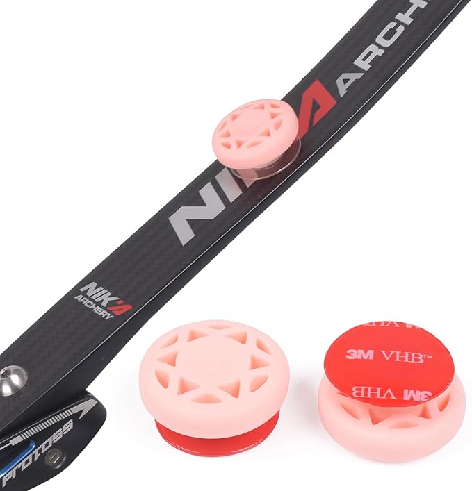 Archery Bow Stabilizer Solid Rubbe Limbs Vibration Damper for Youth Compound Bows, 2-Pack