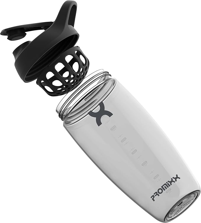 Promixx PURSUIT Protein Shaker Bottle – Premium Sports Shaker Bottles for Protein Mixes and Supplement Shakes – Easy Clean, Durable Protein Shaker Cup