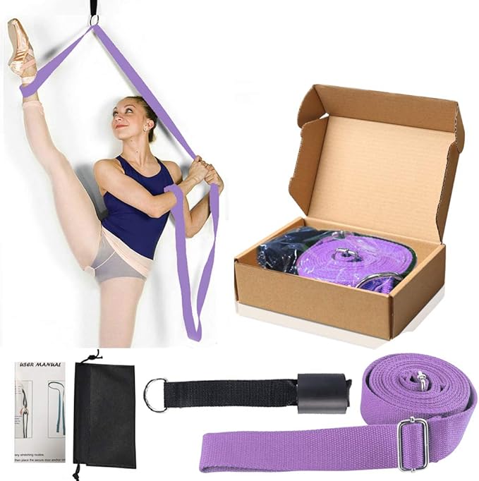 Leg Stretcher, Door Flexibility & Stretching Leg Strap - Great for Ballet Cheer Dance Gymnastics or Any Sport Leg Stretcher Door Flexibility Trainer Premium Stretching Equipment