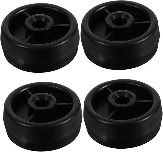 4Pcs Fitness Equipment Rollers for Treadmill and Exercise Bike Caster Wheels for Easy Mobility for Home Gym and Sports Equipment