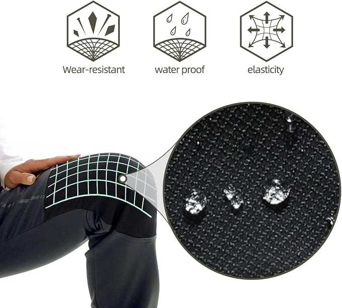 BenBoy Men's Snow Ski Outdoor Waterproof Windproof Fleece Cargo Hiking Pants